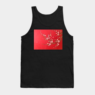 Minhwa: Red Blossom (Korean Traditional Art) Tank Top